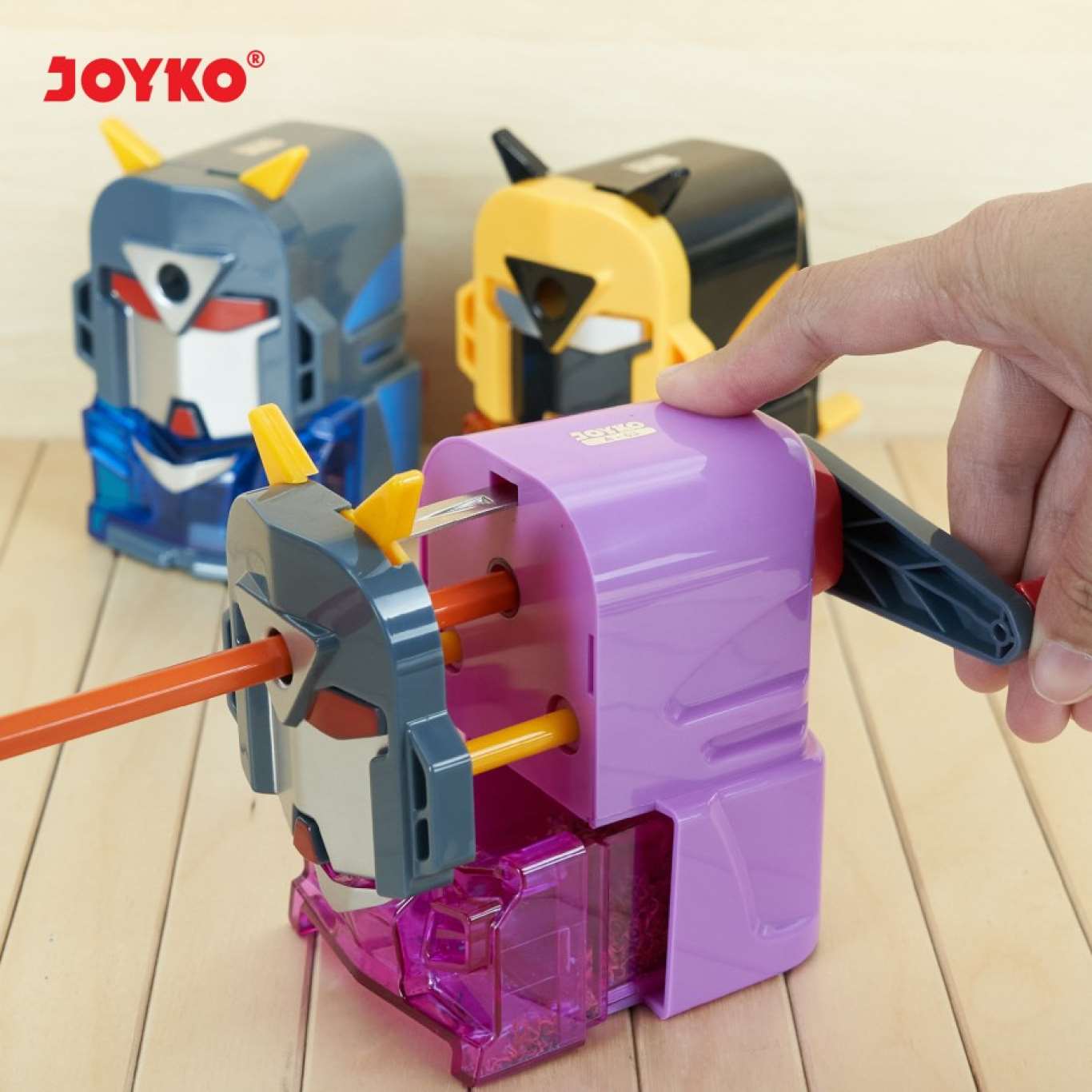 Rautan Putar Joyko A-63 Sharpener / Rautan Meja / Serutan Pensil