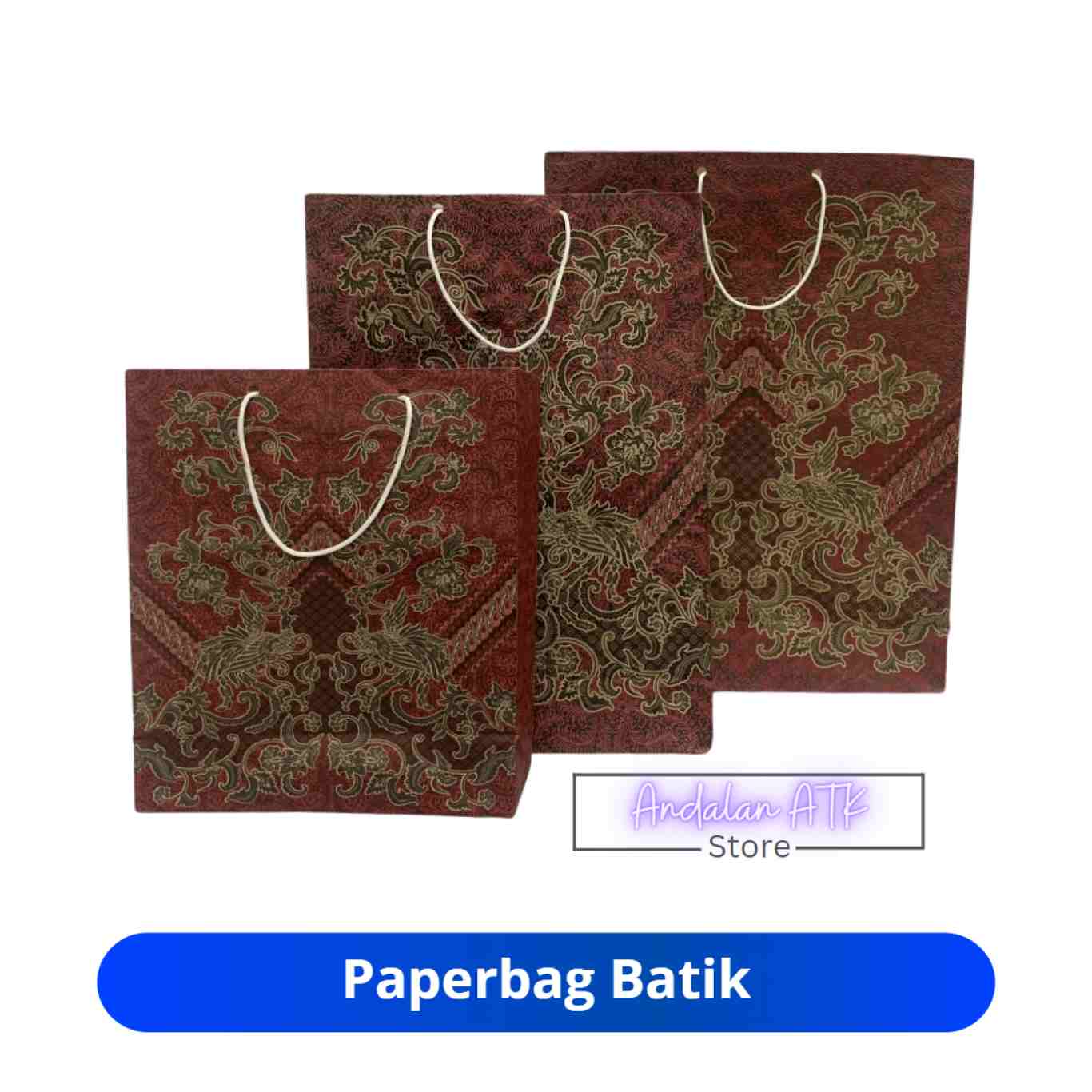 Paper Bag batik / Tas Kertas Shopping Bag / Goodie Bag
