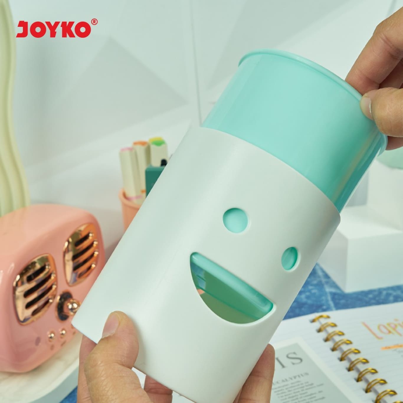 Desk Set DS-56 Joyko 2 in 1 / Tempat Pensil Meja / Desk Pen Organizer DS56