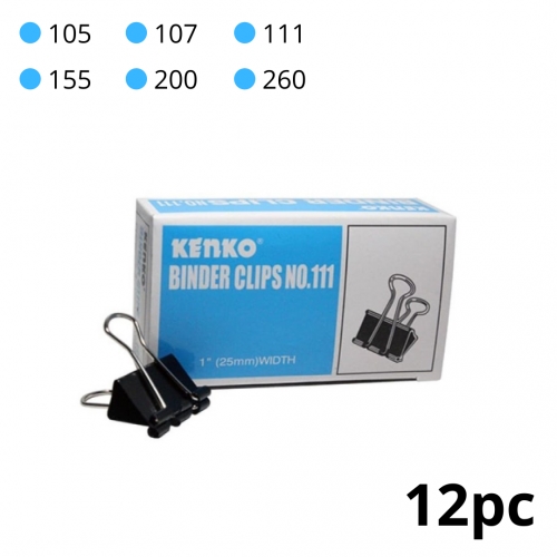 Binder Clip Kenko / Binder Klip Penjepit Kertas