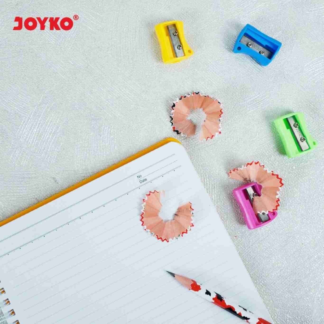 Serutan Pensil Joyko / Rautan Pensil Joyko B-84 Isi 1 Lubang