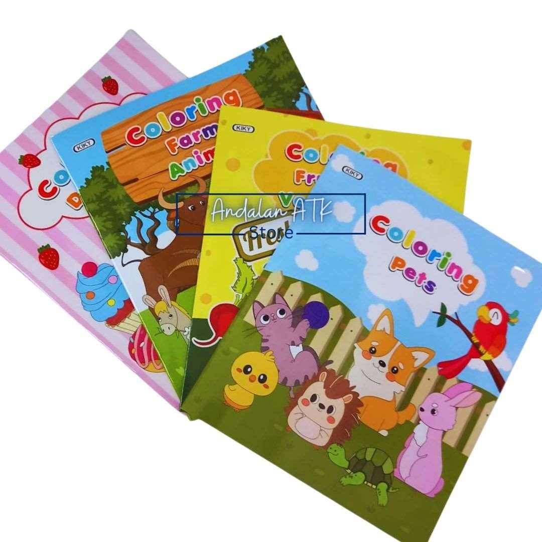 Buku Mewarnai Anak Kiky Kecil / Coloring Book