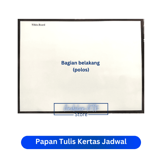 Papan Tulis Kertas Jadwal / Whiteboard Schedule