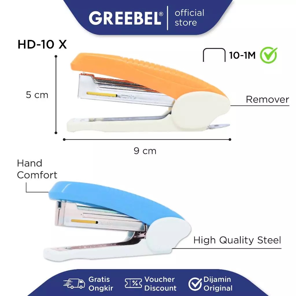 Alat Staples / Greebel Stapler HD-10X