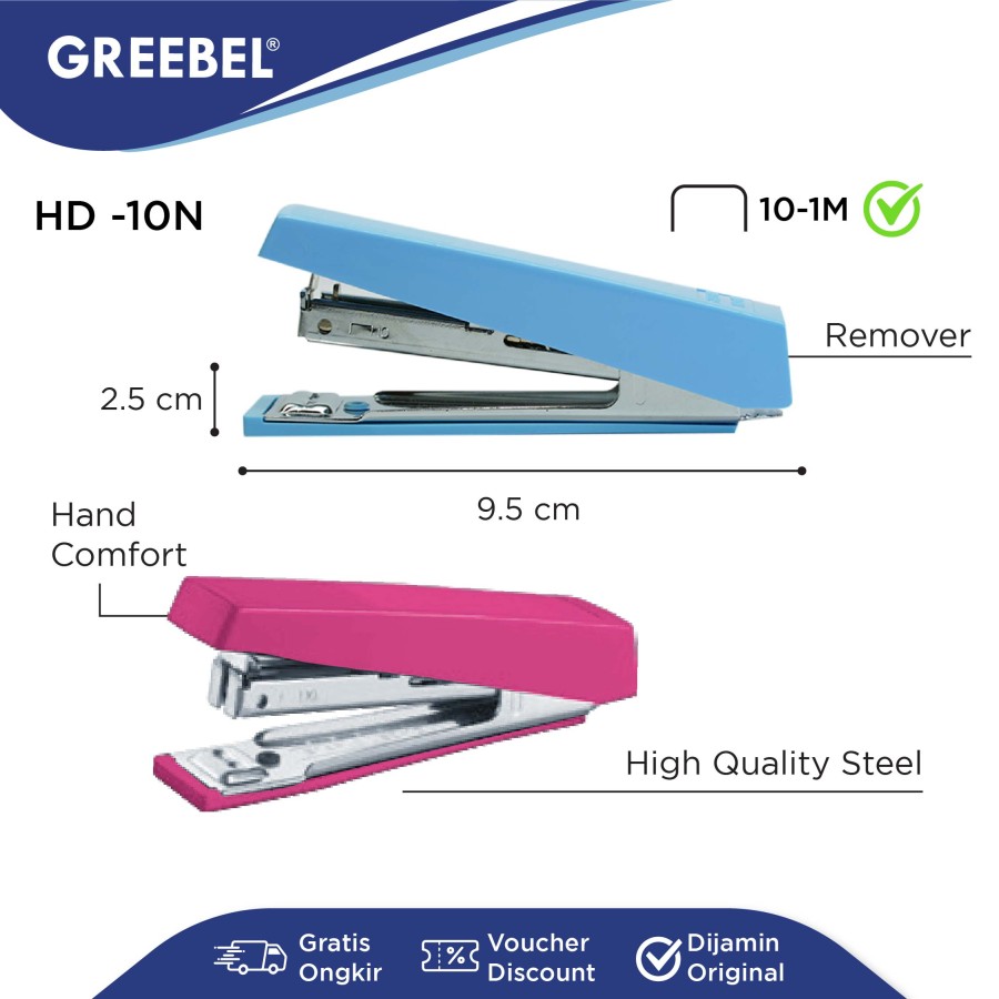 Alat Staples / Greebel Stapler HD-10N