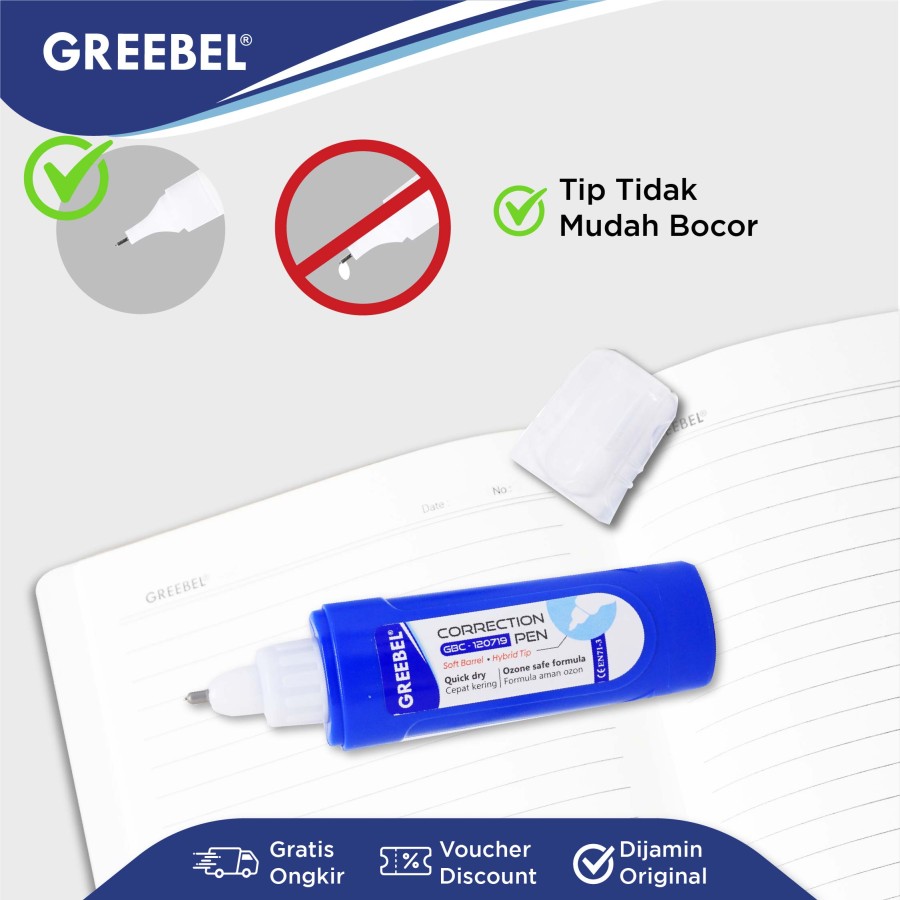 Tip Ex Cair / Greebel Correction Pen GBC-120719