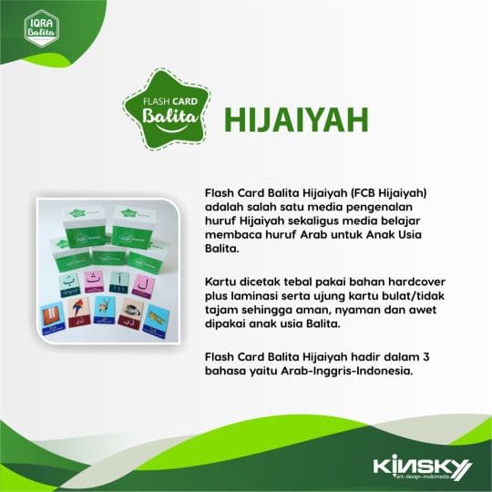 Flash Card Balita Huruf Hijaiyah BOX SET / Kartu Belajar Anak