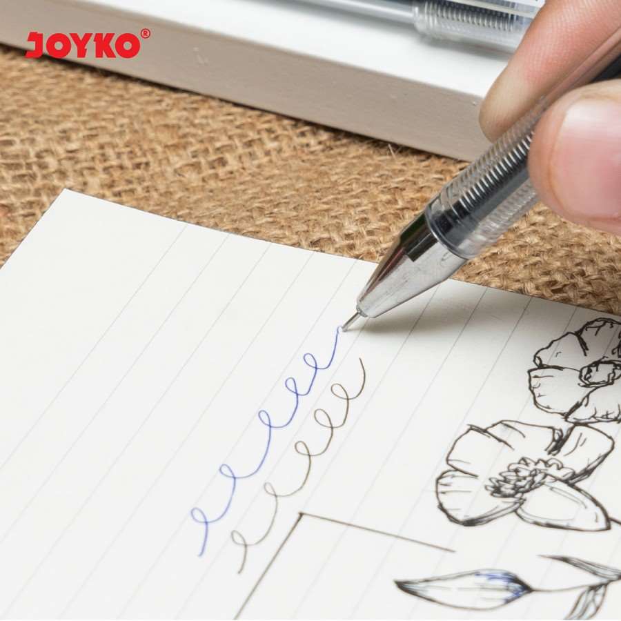 Pulpen / Ballpen Gell Joyko GP-266 Itech Warna Hitam 0.28mm