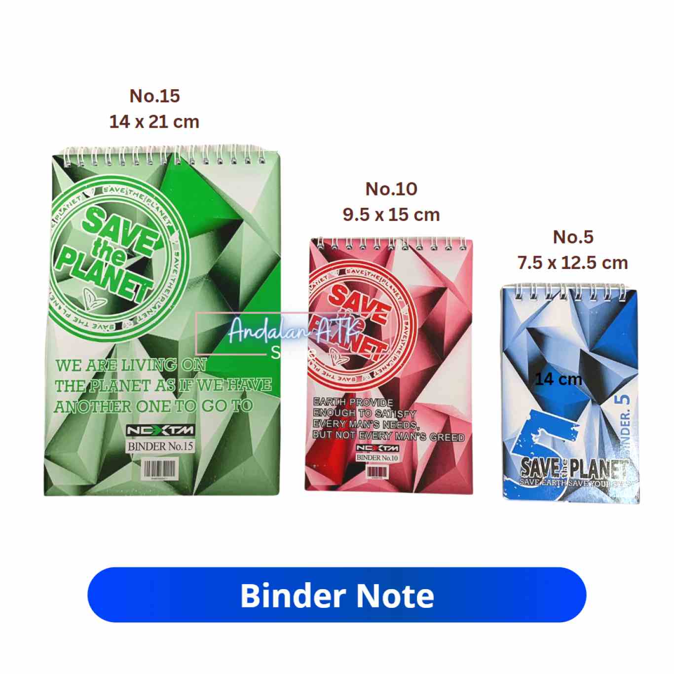 Notebook / Binder Note Next-M / Buku Catatan Agenda Note Book