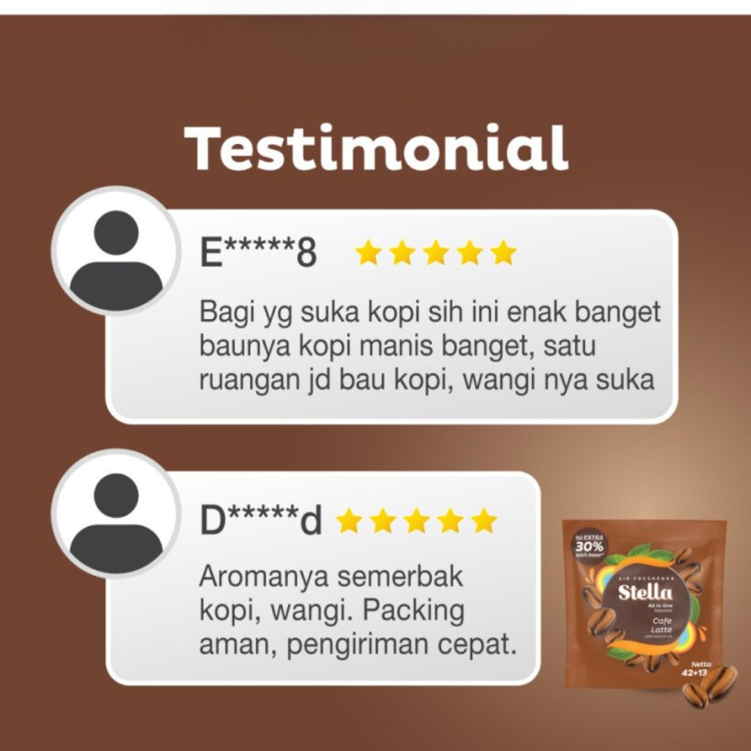 Stella All In One 42 + 13 Gr Pengharum Ruangan / Stella Gantung / Stella Mobil / Aromaterapi