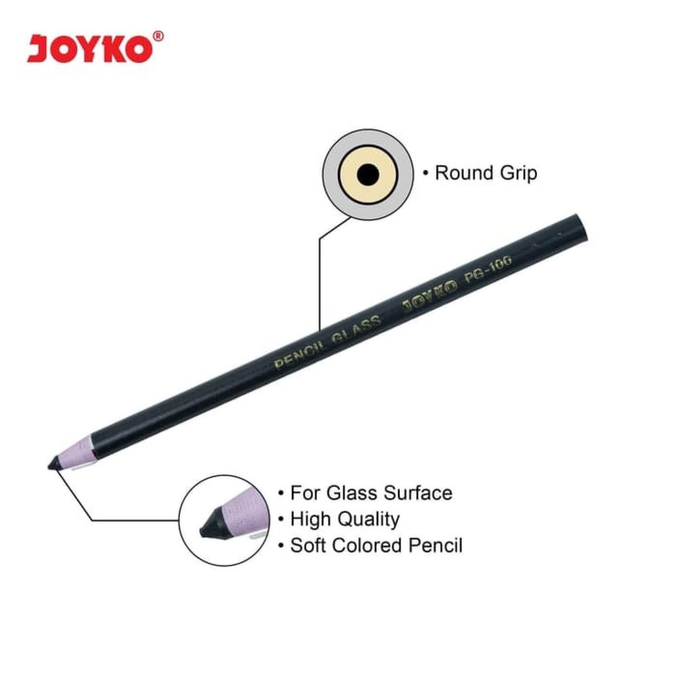Pensil Kaca PG-100 Joyko / Glass Pencil PG100