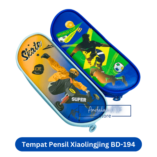 Tempat Pensil Anak Xiaolingjing BD-194 Sport / Kotak Pensil / Pencil Case