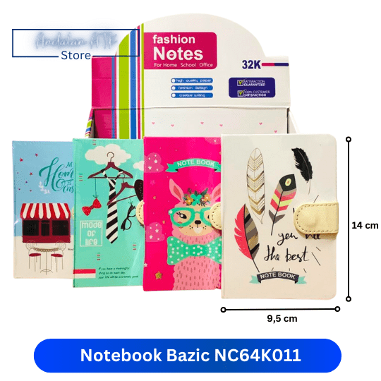 Notebook Bazic NC64K011 Binder Diary Ukuran 9.5 x 14 cm / Note Book Agenda