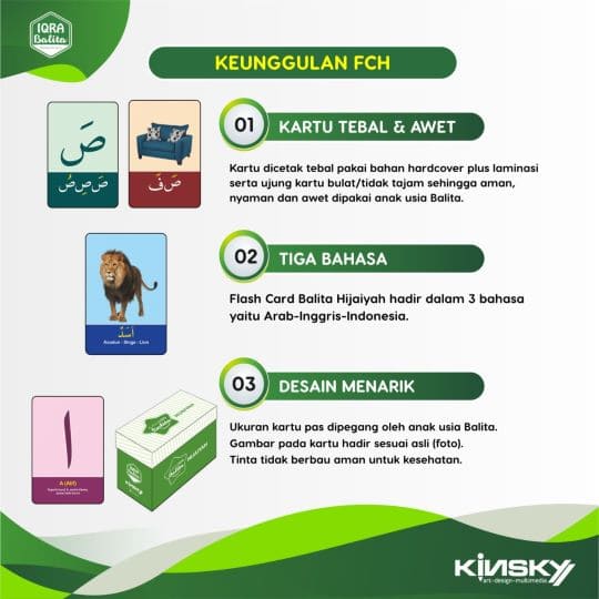Flash Card Balita Huruf Hijaiyah BOX SET / Kartu Belajar Anak
