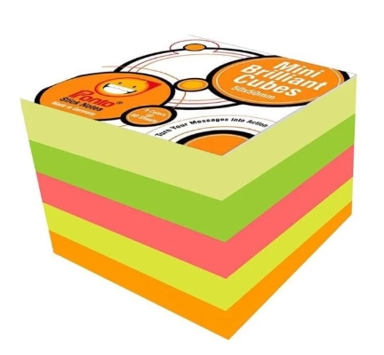 Brilliant Cubes Pronto Mini 50x50 mm 5 Warna / Sticky Notes / Post It Pronto / Memo Tempel