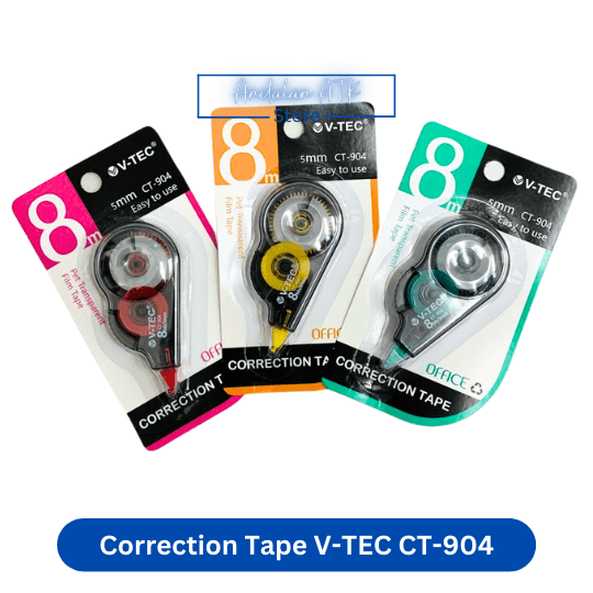 Tip Ex Kertas / Correction Tape V-TEC CT-904 Tipex