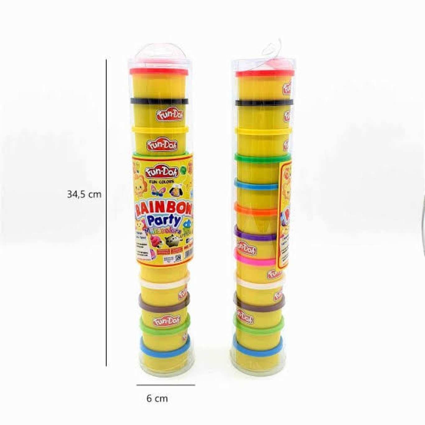 Fun Doh Lilin Mainan 12 Warna Mix