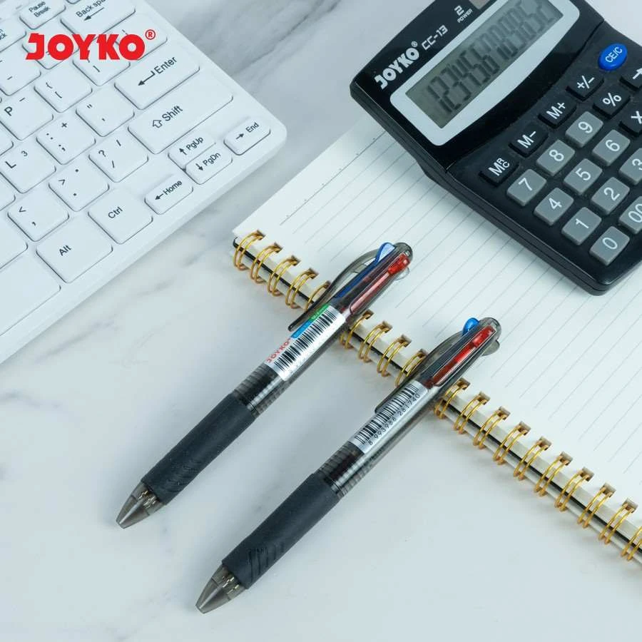 Ballpen / Pulpen Joyko BP-213 Retract Pulpen 4 Warna