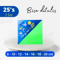 Kertas Origami Isi 25 Lbr Warna 2 sisi / Kertas Origami Delta / Bisa ditulis