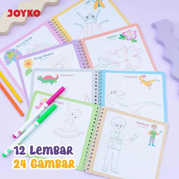 Buku Mewarnai Coloring Book Joyko CLBK-3505 Joyko