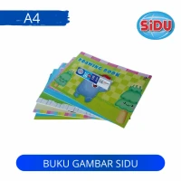 Buku Gambar Sidu A4 / Drawing Book Sidu A4 isi 10 Lembar / Buku Gambar A4