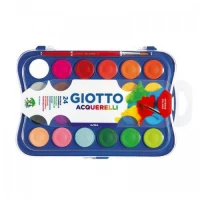 Cat Air Giotto Acquerelli Watercolor Mini 24 Warna + Kuas 1pc