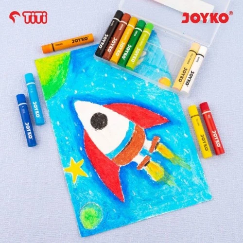 Oil Pastel Joyko / Crayon Joyko 24 Warna