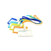 ID Card Holder Landscape Bantex / Name Tag Landscape Bantex / Gantungan Idcard Lanyard Landscape 90x54mm