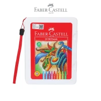 Crayon Faber Castell 24 Warna Hexagonal / Oil Pastel Faber Castell