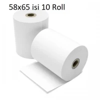 Kertas Struk / Kertas Kasir Ukuran 58x65 mm 1 Rangkap / Register Roll Paperline