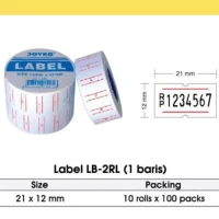 Label Harga Joyko LB-2RL 1 Baris Kertas Label