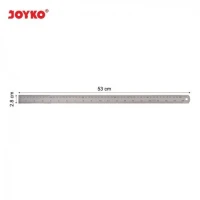 Penggaris Besi Panjang 50cm / Penggaris Stainless Joyko RL-ST50