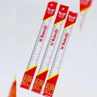Penggaris Plastik Akrilik 30cm / Penggaris Butterfly 30cm / Acrylic Ruler