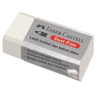 Penghapus Pensil Faber Castell Dust-Free Eraser Small White