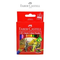 Pensil Warna Faber Castell Isi 12 Warna Pendek 12S Classic Colour / Colour Pencil FaberCastell