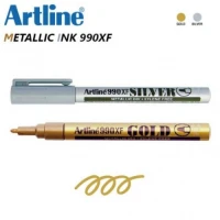 Spidol Gold & Silver Artline 990XF / Spidol Emas & Perak