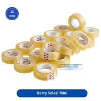 BERRY Solasi Mini Tape Super Clear 12mm x 20 meter BRTAPE017 / Isolasi Kecil