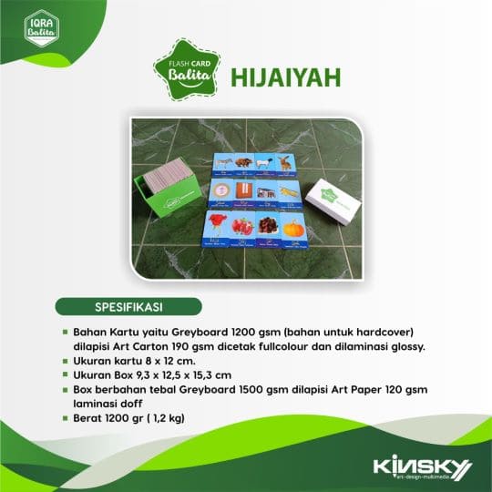 Flash Card Balita Huruf Hijaiyah BOX SET / Kartu Belajar Anak