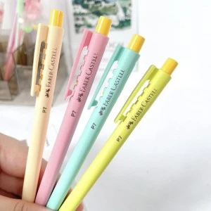 Pulpen Faber Castell P7 Pen Pastel 0.7mm Tinta Hitam / Ballpoint