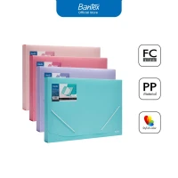 Bantex Foldable File Box BF5101 Warna Pastel / Carry File / Map Plastik
