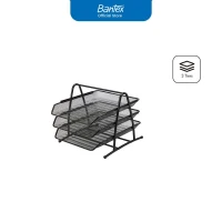 Bantex File Tray Bantex BJ7833 10 Black 3 Susun / Box File / Document Tray