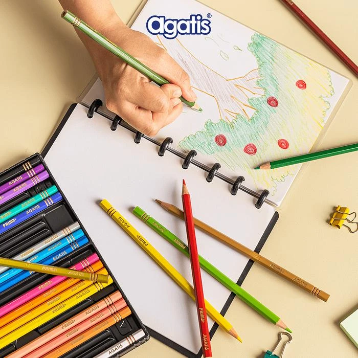 Pensil Warna Agatis Color Pencil GPH-C-2401 Prime Wood Permanent / 24 Warna