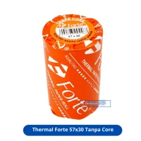 Kertas Struk Thermal Forte 57x30mm TR5301A Coreless / Tanpa Tulang / Kertas Kasir Thermal Roll