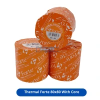 Kertas Struk Thermal Forte 80x80mm TR8801A With Core / Dengan Tulang / Kertas Kasir Thermal Roll