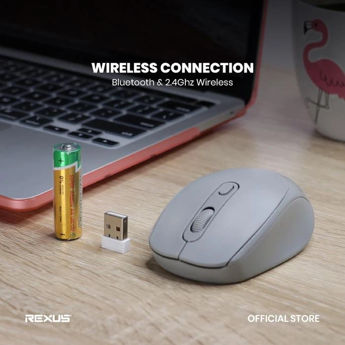 Mouse Bluetooth Silent Rexus Q35