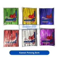 Pita Kawat Potong 8cm / Twist Tie Snack Souvenir / Pita Kawat Pembungkus Serbaguna