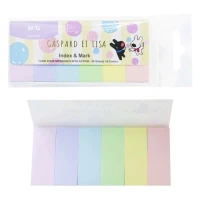 Sticky Notes M&G Gaspard Et Lisa 2x6" Index Sticky QS26U693