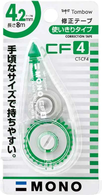 Tip Ex Kertas / Correction Tape Tombow CT-CF4 MONO 4.2mm x 8m GREEN