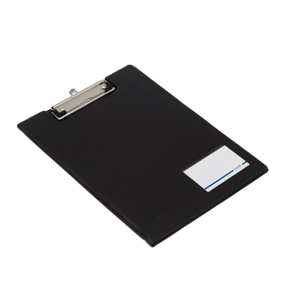 Clipboard Bantex A4 with Cover 4240-10 Hitam / Papan Jalan