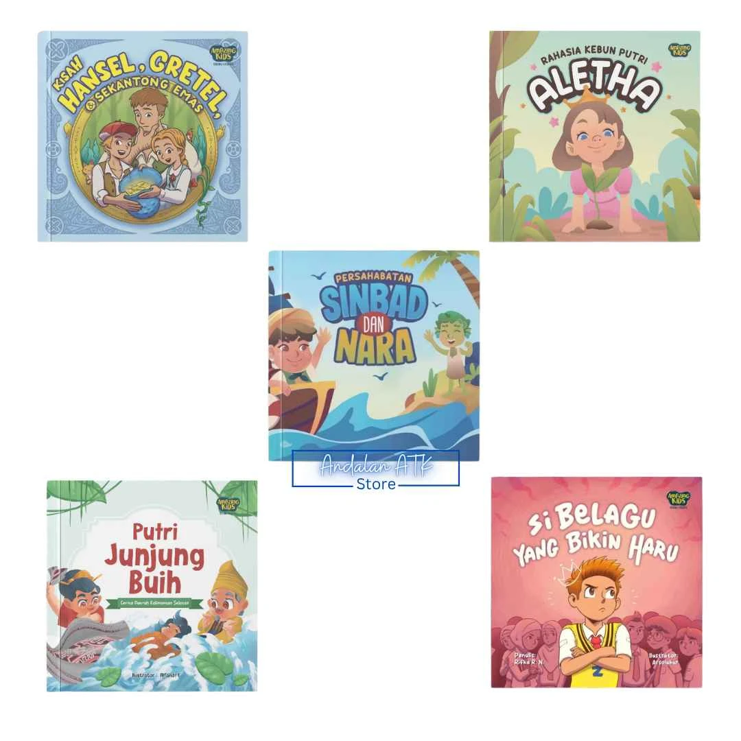 Amazing Kids Buku Cerita Anak Story Telling / Buku Bacaan Cerita Anak Ukuran 17x17 / Dongeng